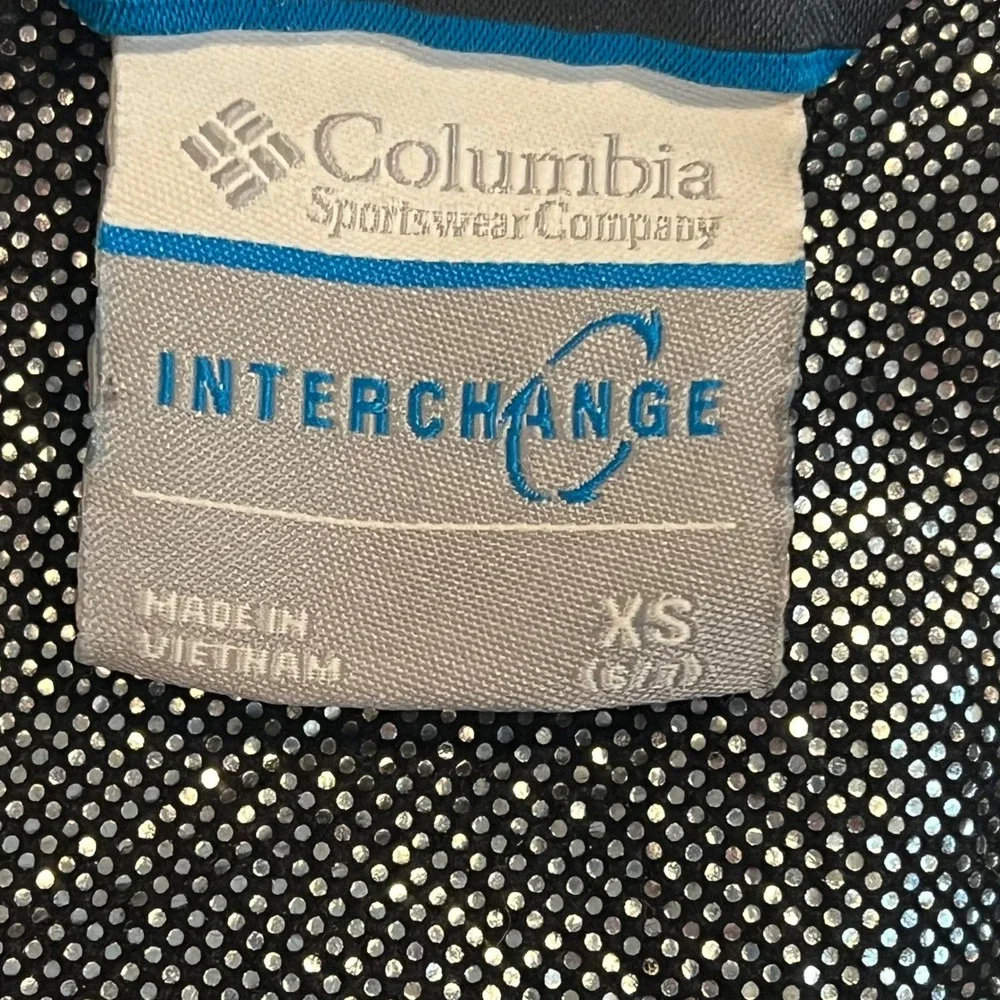 Columbia Interchange‎ Kids Snow Jacket Size XS 6 7 Black Stripe Outgrow System - Picture 5 of 11